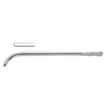 Van Buren Urethral Sound / Dilating Bougie 8 Charr. Brass - Chrome Plated, 27 cm - 10 3/4"